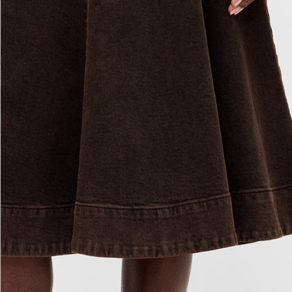 GAP Denim Tulip Midi Skirt